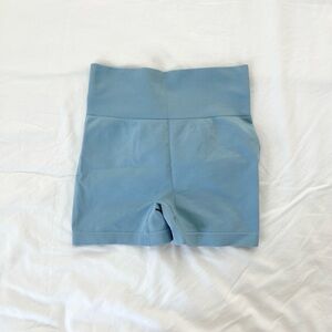LIKE NEW! LIGHT BLUE GYM SHORTS!
